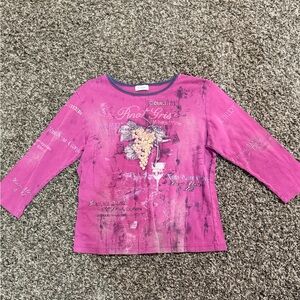 women’s Graphic quarter-Sleeve Top